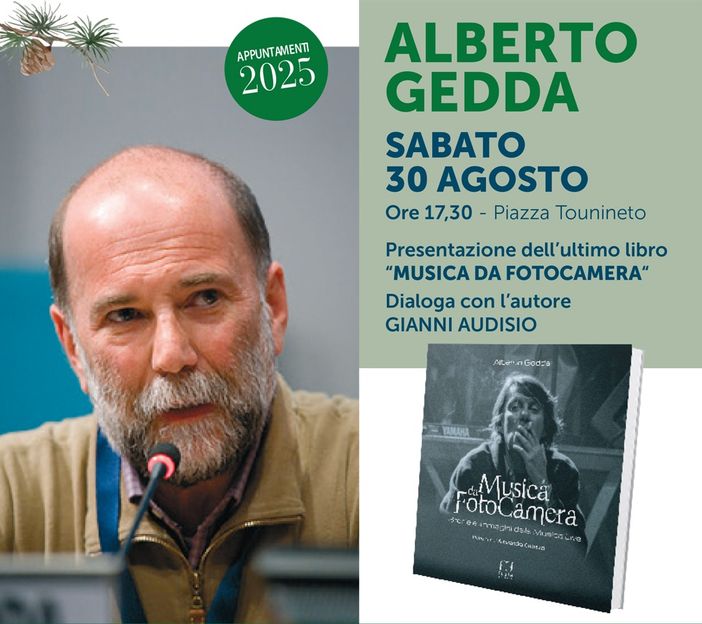 A Casteldelfino la musica si racconta in immagini: Alberto Gedda presenta Musica da FotoCamera