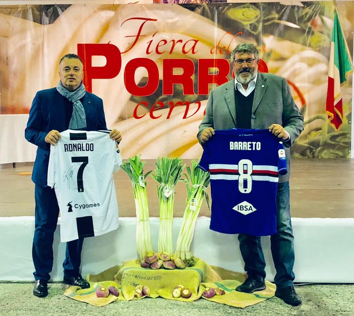 Alla Fiera del porro di Cervere asta benefica per Genova: si batteranno le maglie di Ronaldo, Belotti, Higuain e tanti altri Alla Fiera del porro di Cervere asta benefica per Genova: si batteranno le maglie di Ronaldo, Belotti, Higuain e tanti altri
