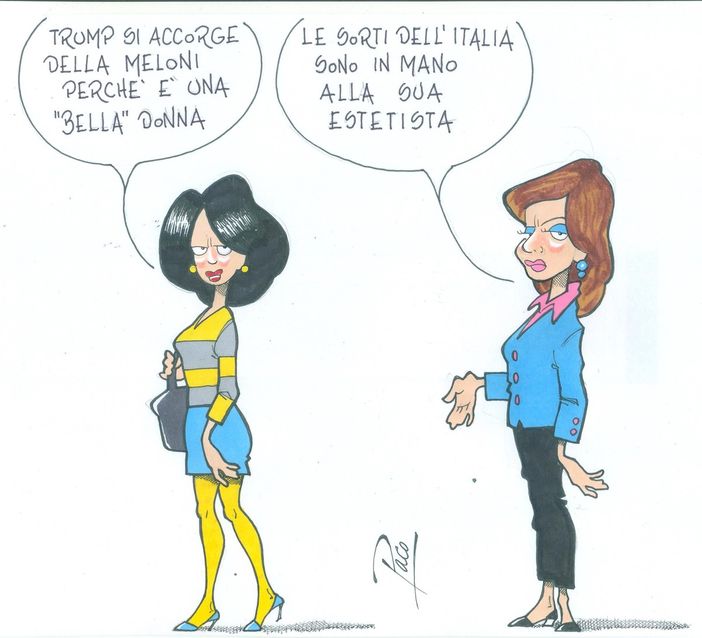 TRUMP SI ACCORGE DELLA MELONI