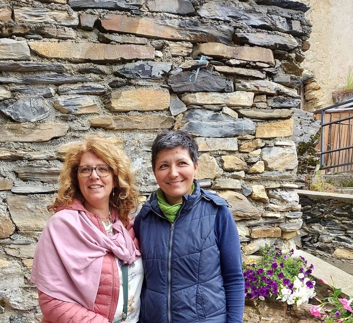 Il sindaco Federica Lanteri con Monica Arnaldi Il sindaco Federica Lanteri con Monica Arnaldi