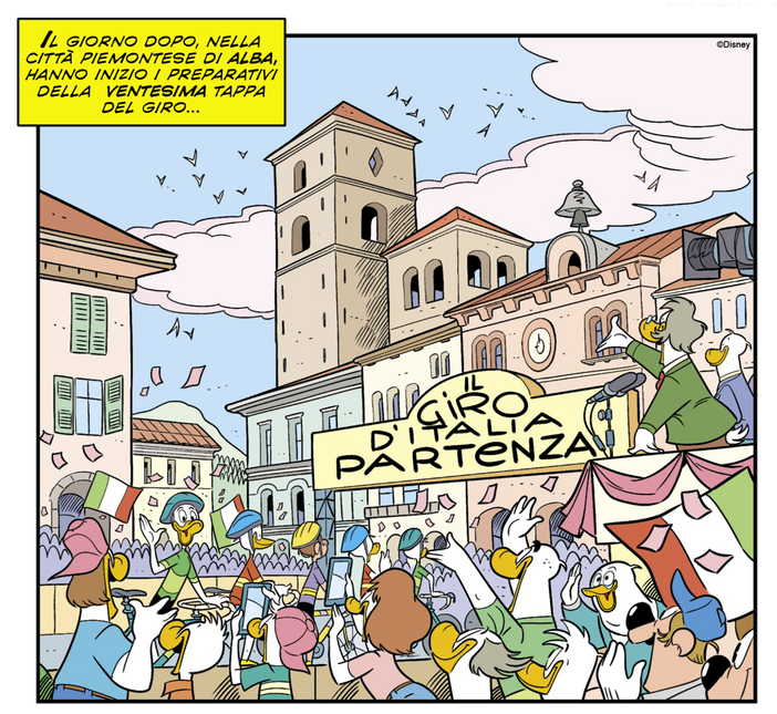 Piccole licenze artistiche nella piazza del Duomo teatro della partenza Piccole licenze artistiche nella piazza del Duomo teatro della partenza