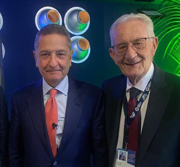 A Marrakesh l'incontro tra Beppe Ghisolfi e Panetta al World Saving Bank A Marrakesh l'incontro tra Beppe Ghisolfi e Panetta al World Saving Bank