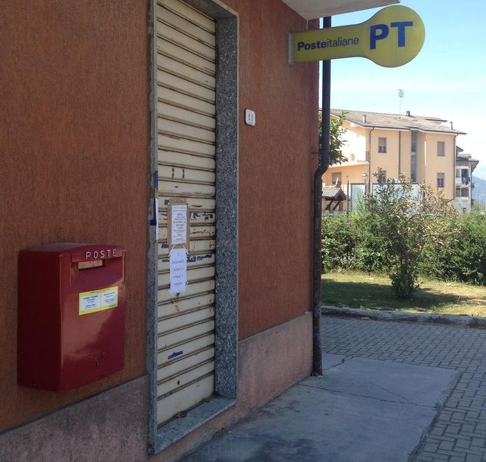 L'ufficio postale di San Rocco Bernezzo
