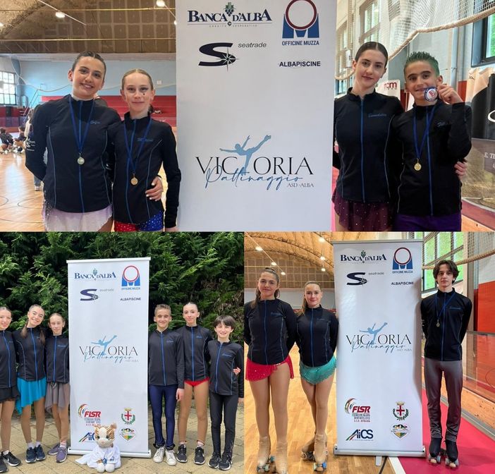 La Victoria Alba Pattinaggio si conferma ai vertici regionali
