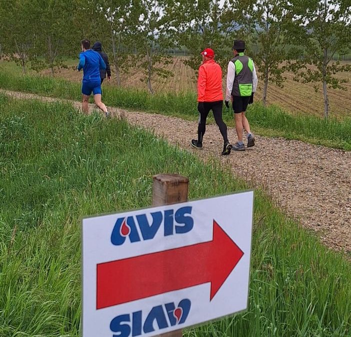 'Doi Pass con cui dl’Avis' batte la pioggia: ad Alba in 185 al via nonostante il brutto tempo. "Grazie a chi ha partecipato"