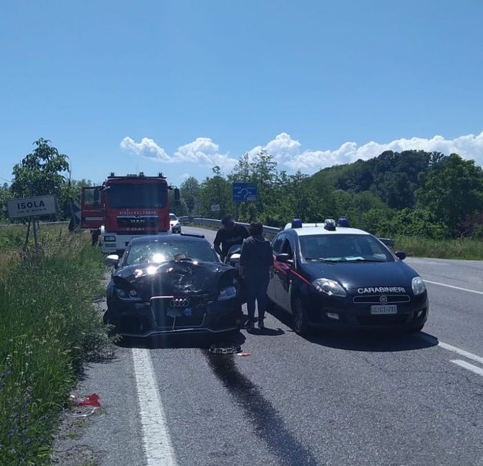 La foto dell'incidente La foto dell'incidente
