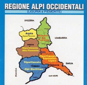 La mappa della nuova macroregione