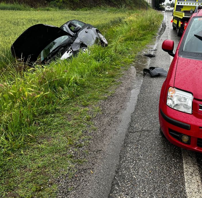 Scontro tra due auto a Fossano