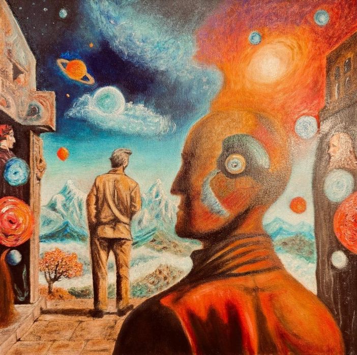 L'opera di IOL dal titolo 1920, che sarà esposta nella Galleria Roccart, a Firenze