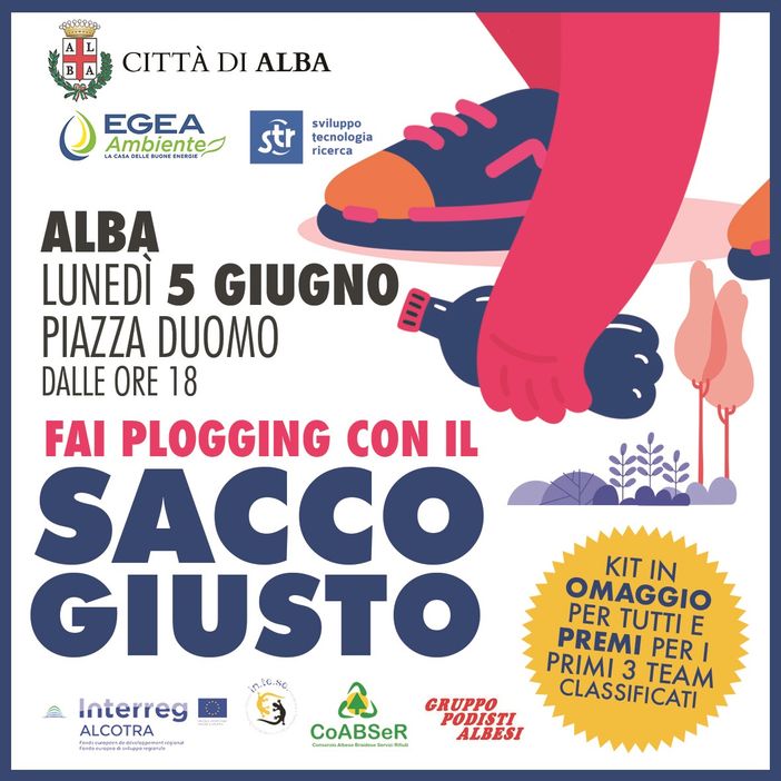 Plogging: Alba partecipa alla giornata mondiale dell'ambiente Plogging: Alba partecipa alla giornata mondiale dell'ambiente