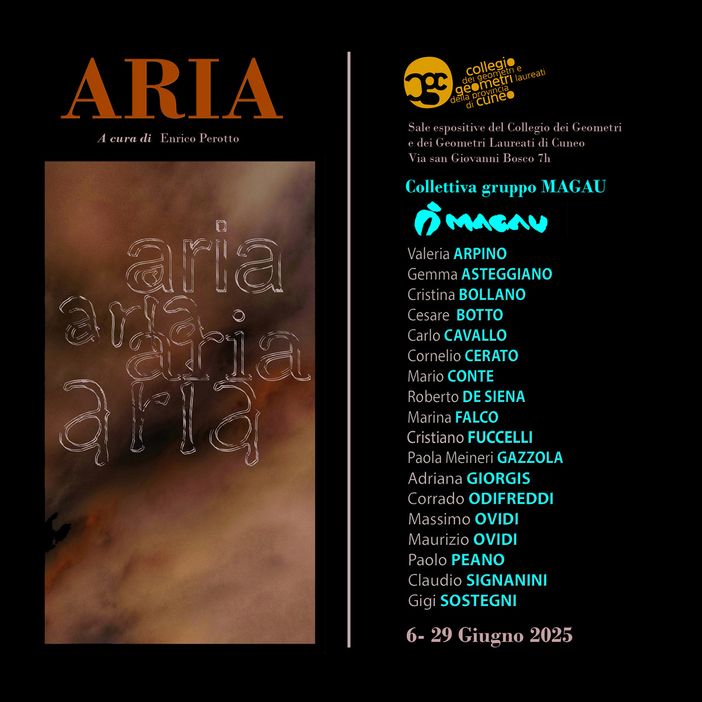 Il gruppo MAGAU presenta la collettiva ARIA