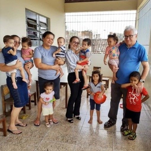 Don Angelo nella casa famiglia Don Angelo nella casa famiglia