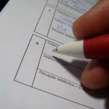 Banchetto di ascolto dei Moderati in piazza della Costituzione