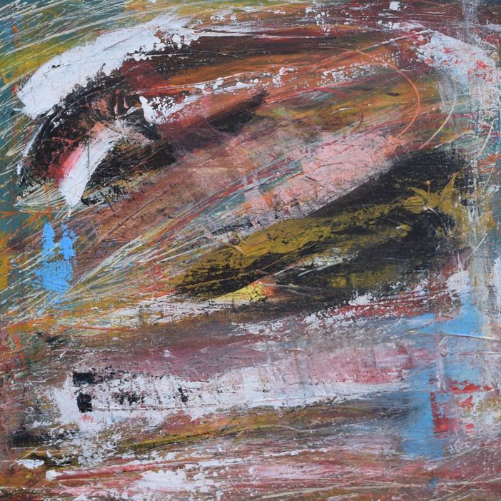 Maurizio D'Andrea al lavoro nel suo atelier