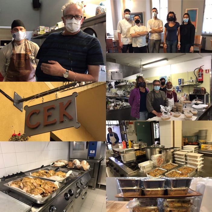 Pasqua solidale: nei ristoranti di Cuneo che preparano i pasti per 215 famiglie bisognose [VIDEO]