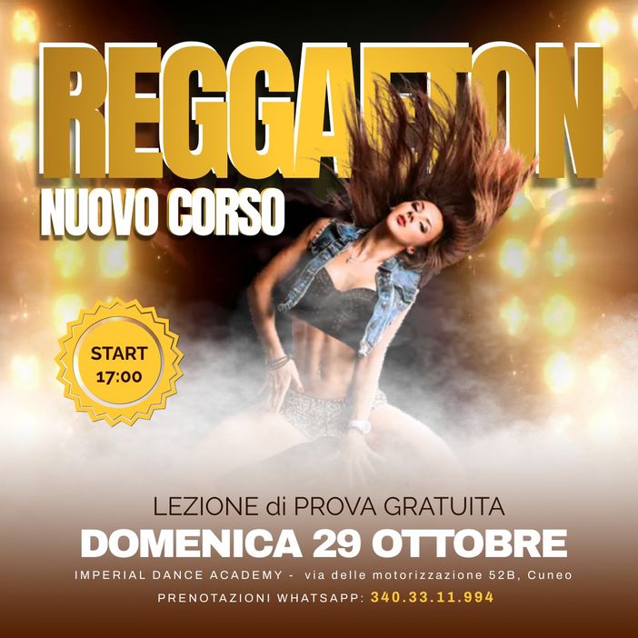 Iscriviti al nuovo corso di reggaeton a Cuneo