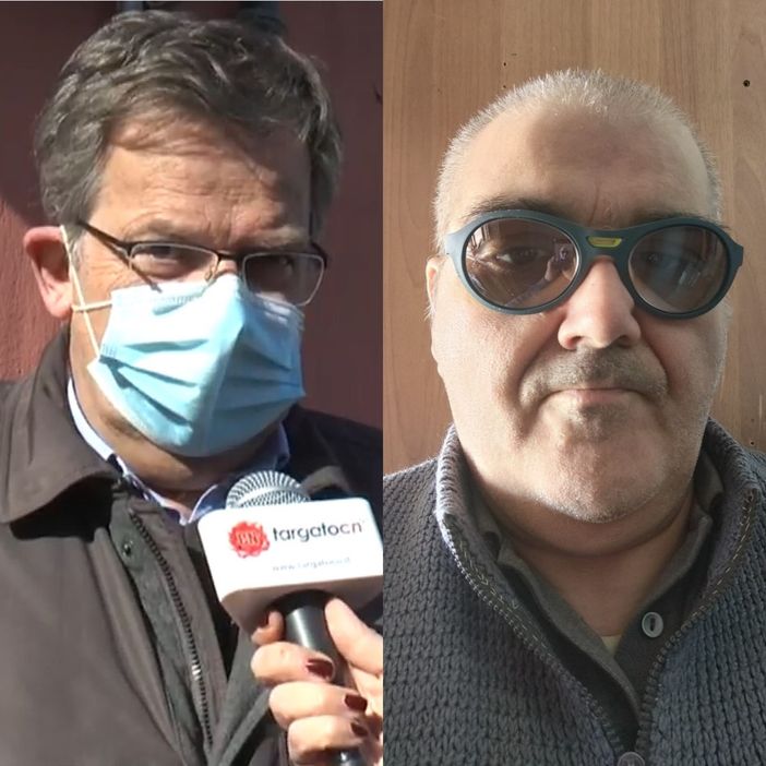 I candidati: da sx Pepino e Ferrero