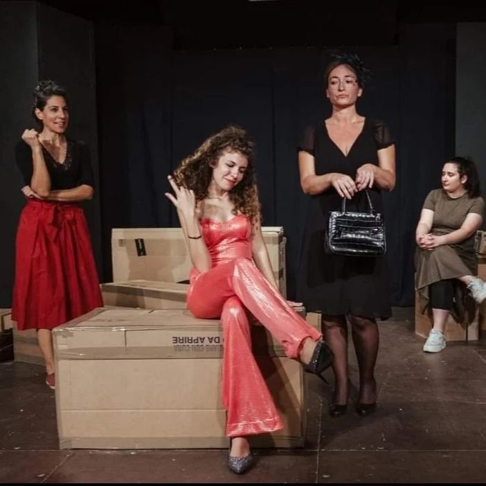 Saluzzo, un momento dello spettacolo "Serata Omicidio"