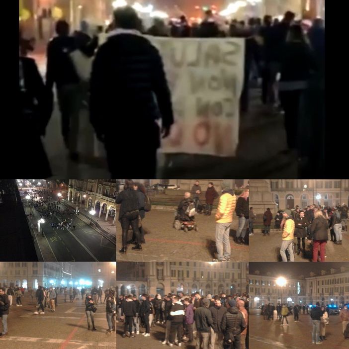 A Cuneo presidio e corteo dei Rebeldies contro la repressione e il carcere