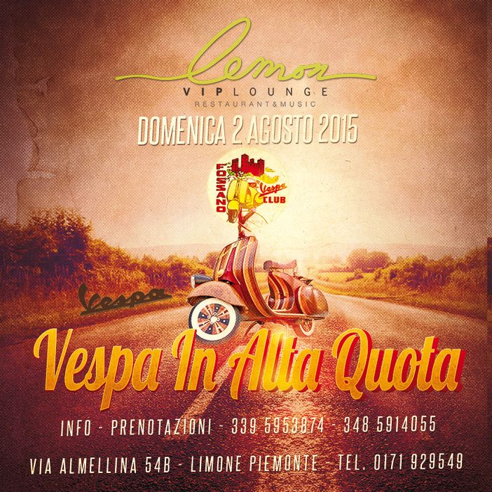 Vespa in alta quota con il Vespa club di Fossano: una giornata a Limone