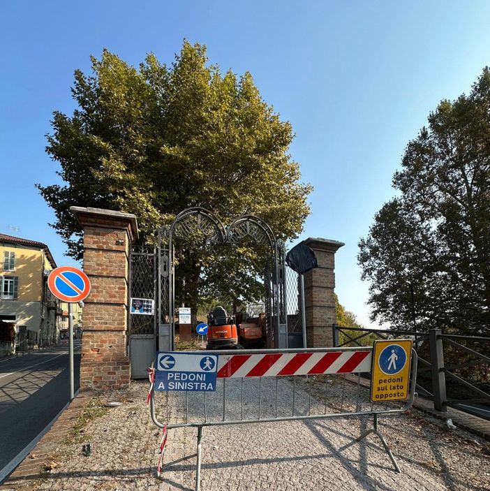 Mondovì, lavori al camminamento sopraelevato di via Delvecchio