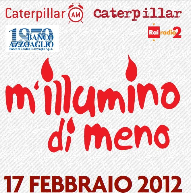 Banco Azzoaglio aderisce a "M'illumino di meno", campagna radiofonica di Caterpillar