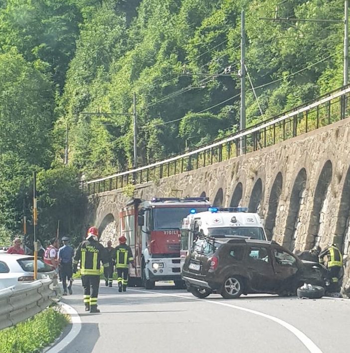 Incidente sulla statale del Colle di Tenda, tra Vernante e Robilante