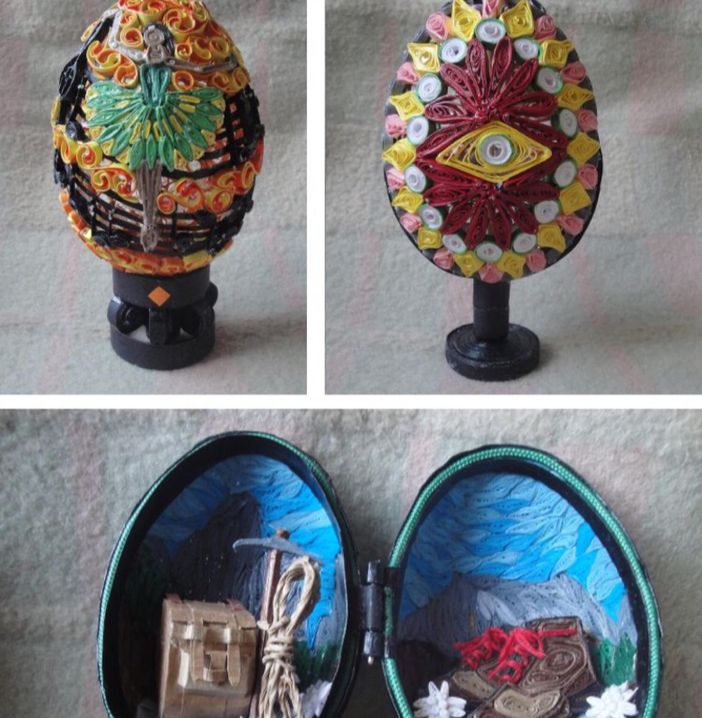 Uova Favachè, fatte a mano da "Prezzemolo" con la tecnica “paperoles” Uova Favachè, fatte a mano da "Prezzemolo" con la tecnica “paperoles”