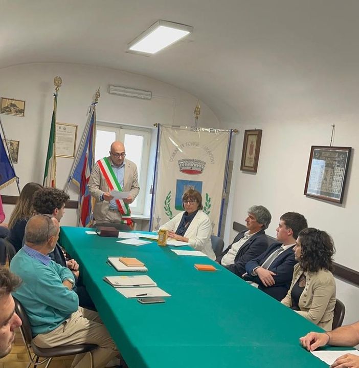 Si è insediata l'amministrazione del neo sindaco di Torre Mondovì Andrea Giaccone