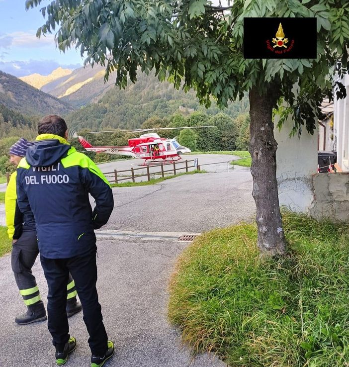 Un momento delle ricerche lo scorso settembre