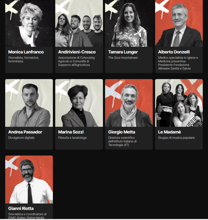 Tutti gli speaker dell'edizione 2025 del TEDxCuneo Tutti gli speaker dell'edizione 2025 del TEDxCuneo