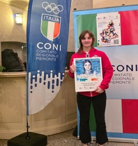 "Promessa piemontese dell’anno”: Lucia Tassinario della ValleBelbo Sport premiata dal CONI