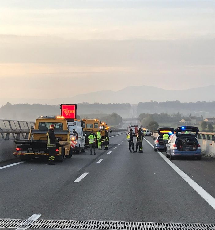 Le immagini dell'incidente