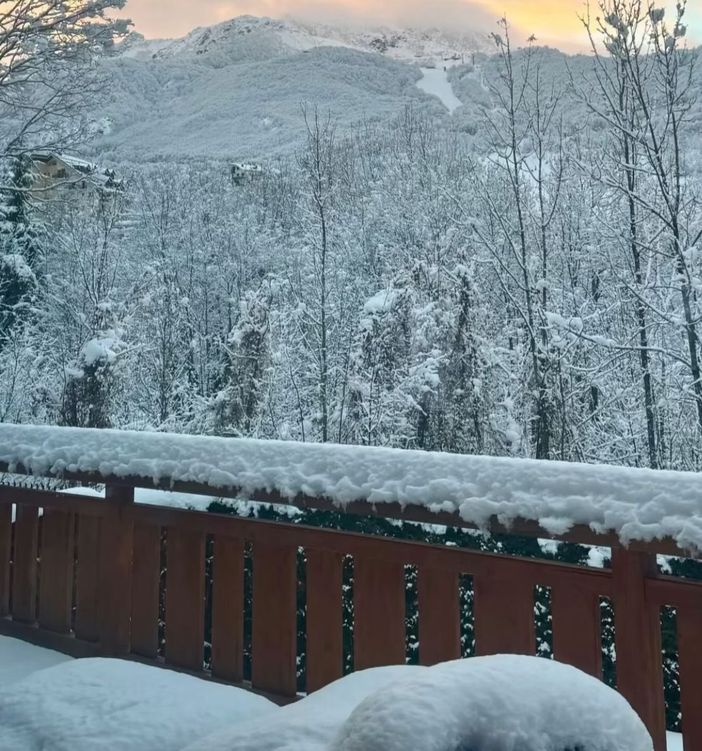 Sulle cime della Granda una domenica di neve sopra i 1800 metri