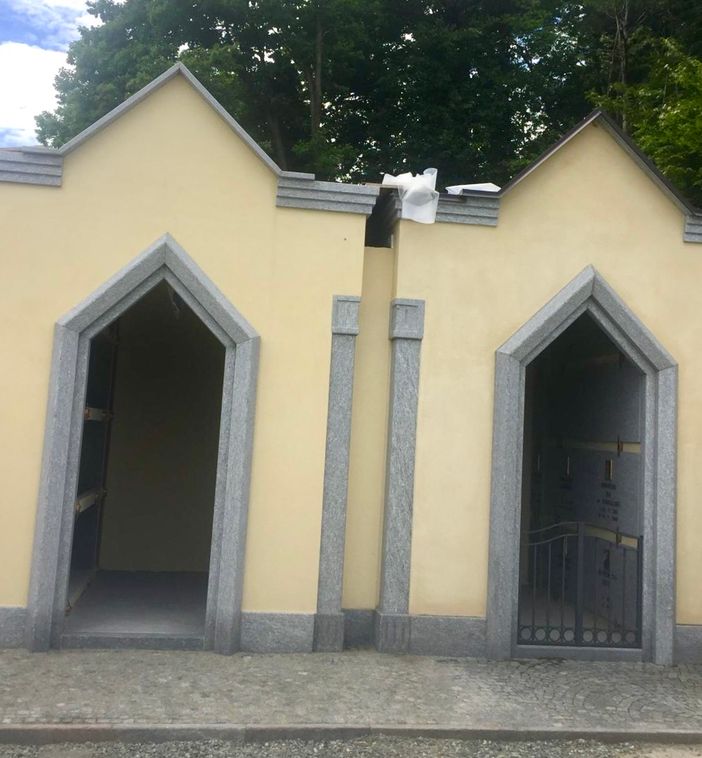 Tombe nel cimitero di Castellar - Saluzzo