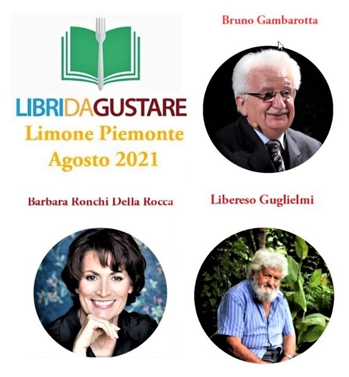 “Libri da gustare” a Limone Piemonte con Bruno Gambarotta, Barbara Ronchi della Rocca e Claudio Porchia