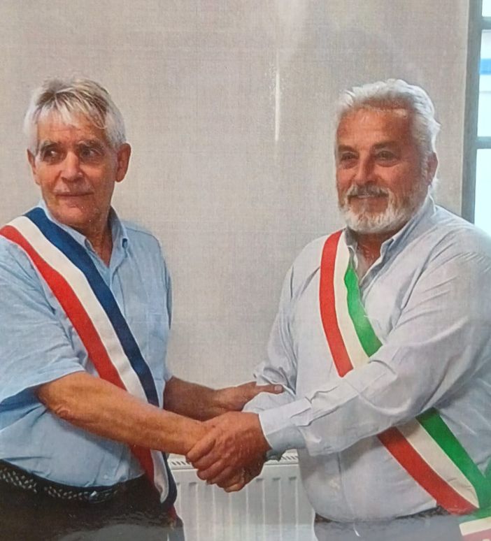 Pierre Lioger e Gian Mario Mina nel 2025 Pierre Lioger e Gian Mario Mina nel 2025
