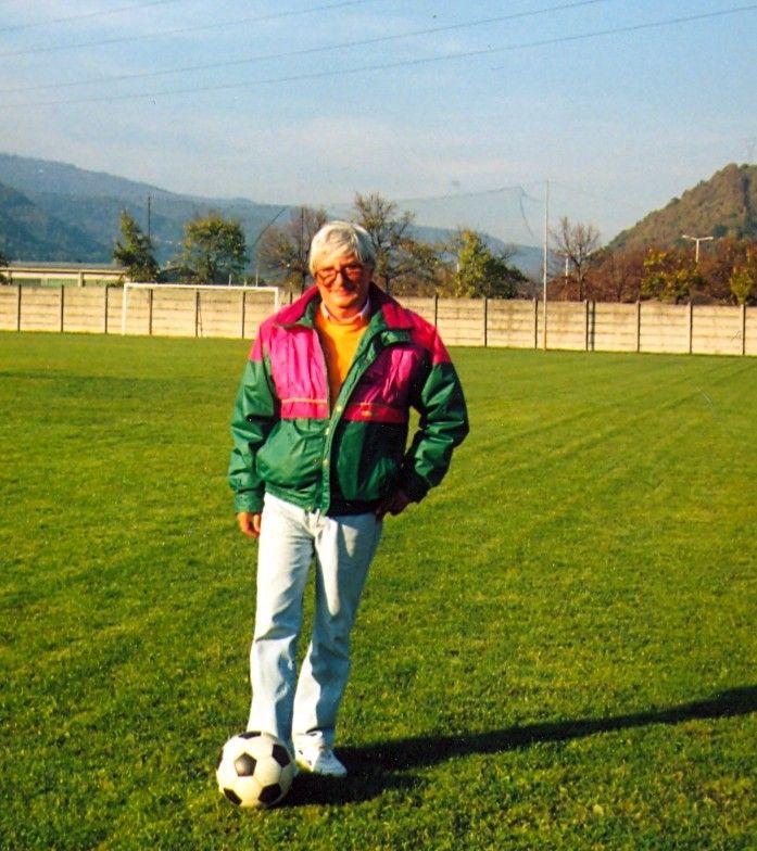 Nella foto Sergio Calzia al Comunale di Garessio