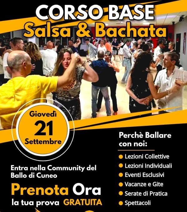 Aperte le iscrizioni per un nuovo corso base di salsa e bachata a Cuneo Aperte le iscrizioni per un nuovo corso base di salsa e bachata a Cuneo