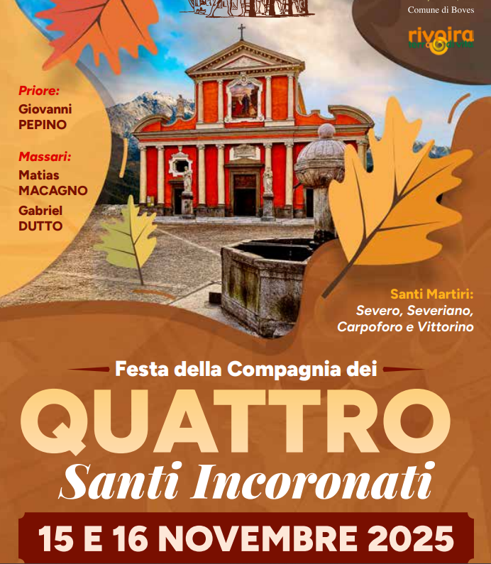 La Festa dei Quattro Santi Incoronati: tradizione, mattoni e memoria collettiva a Boves