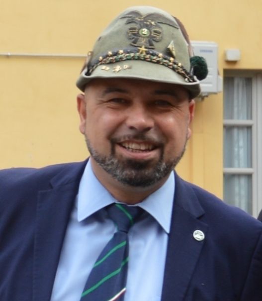 Il neo presidente ANA sezione di Cuneo, Davide Spedale