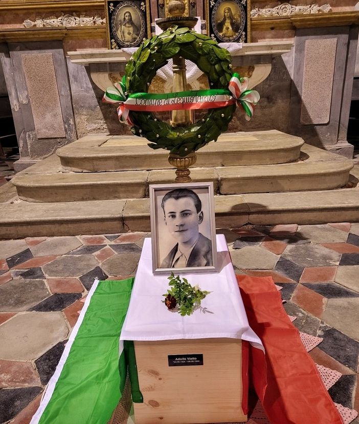 Ha fatto ritorno a Lequio Tanaro l'urna del militare monregalese Adolfo Vietto, morto nel campo di sterminio di Dortmund
