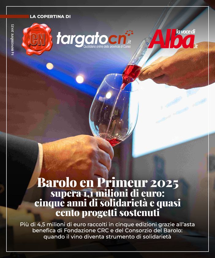 Barolo en Primeur 2025 supera 1,1 milioni di euro: cinque anni di solidarietà e quasi cento progetti sostenuti