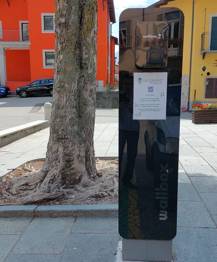 A Valdieri installata la prima colonnina elettrica della Valle Gesso