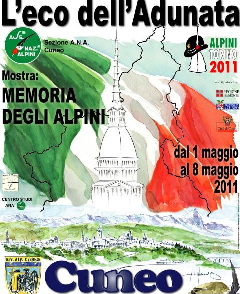 Iniziative "eco dell’Adunata" degli Alpini a Cuneo