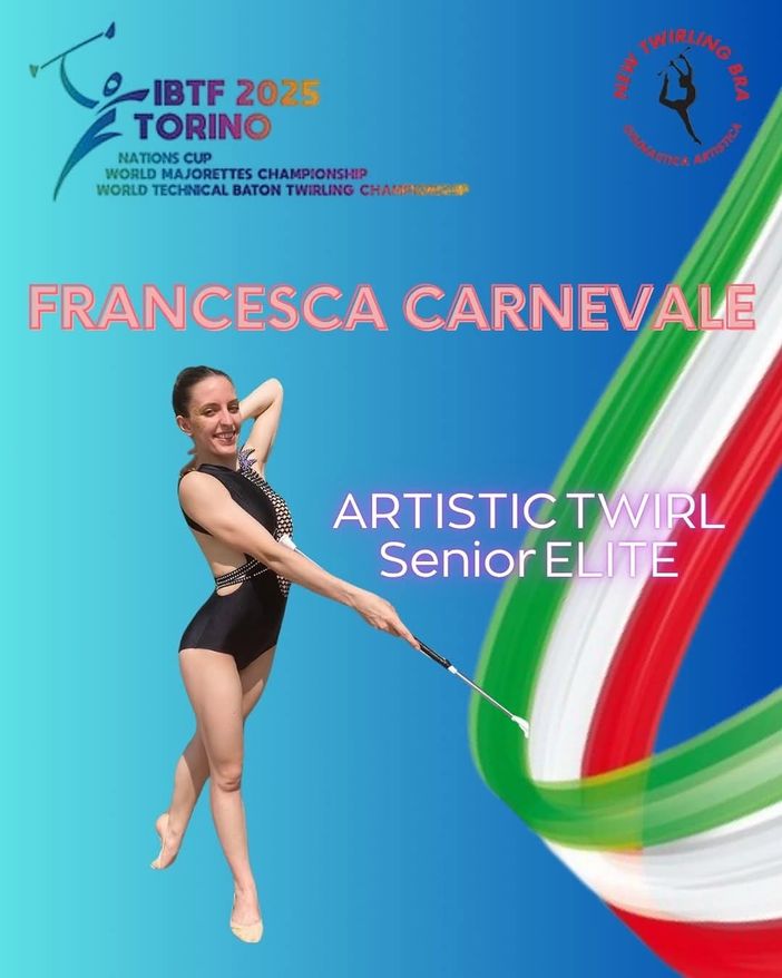 Le stelle del New Twirling Bra brillano a Torino: cinque atlete ai Mondiali