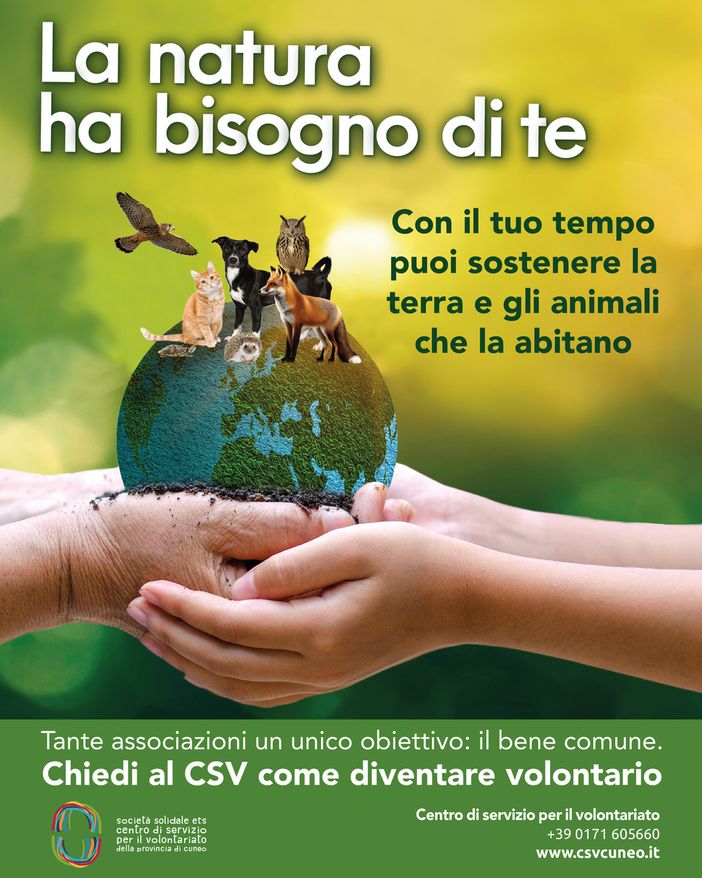 "La natura ha bisogno di te": il CSV Società Solidale ETS lancia una campagna di sensibilizzazione per promuovere il volontariato ambientale "La natura ha bisogno di te": il CSV Società Solidale ETS lancia una campagna di sensibilizzazione per promuovere il volontariato ambientale