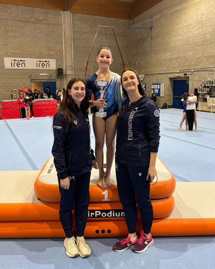 Sophia Delfino con le due giovani tecniche