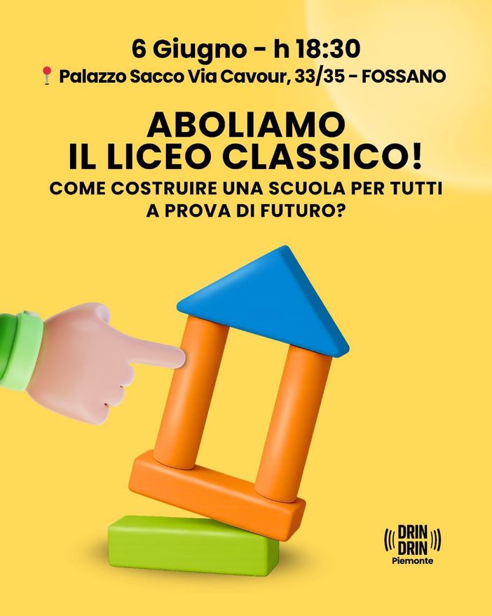 Aboliamo il liceo classico! Aboliamo il liceo classico!