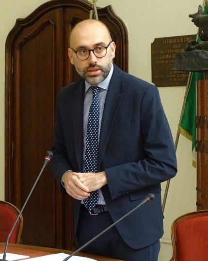 Il presidente provinciale Luca Robaldo